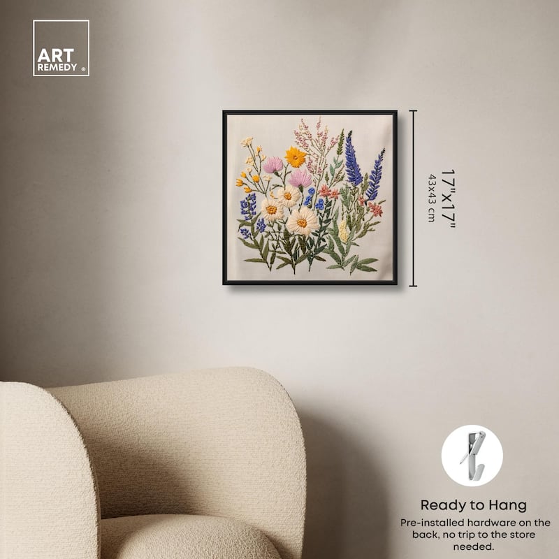 Needlepoint Prairie Posy Canvas by Art Remedy