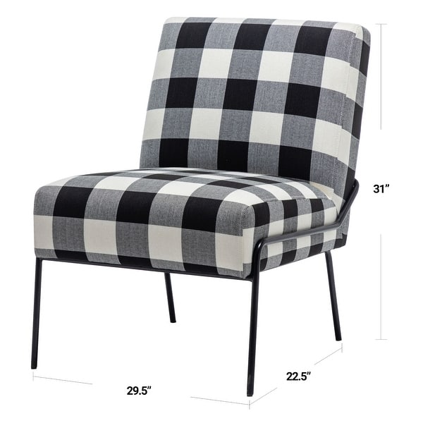 dimension image slide 7 of 9, Carbon Loft Hofstetler Armless Accent Chair