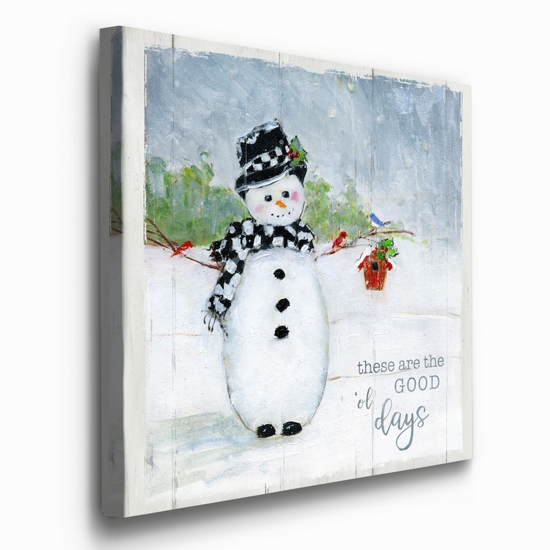 Winter Together-Premium Gallery Wrapped Canvas - Ready to Hang