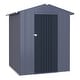 preview thumbnail 31 of 34, VEIKOUS Outdoor Metal Storage Shed with Lockable Door and Air Vents for Garden