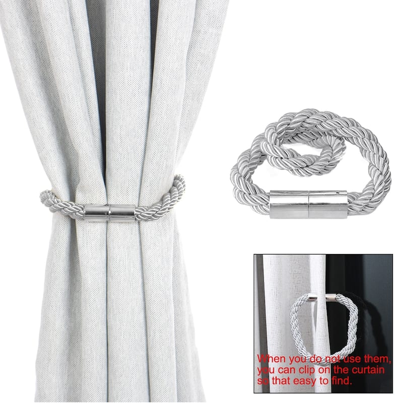 Magnetic Curtain Tieback Holdback Decorative Curtain Holder, 1 Pcs