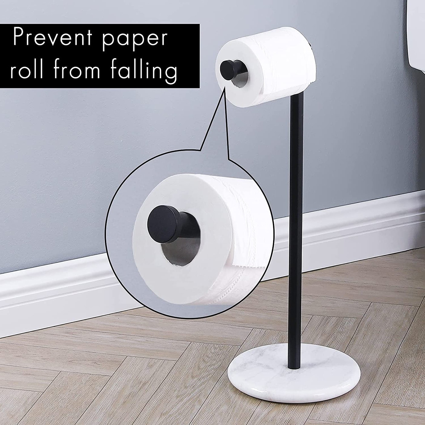 Marble Free Standing Toilet Paper Holder  Free standing toilet paper holder,  Toilet paper holder, Toilet paper