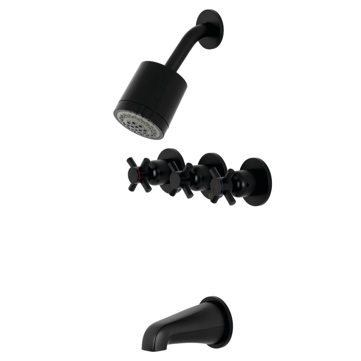 Concord Three-Handle Tub and Shower Faucet