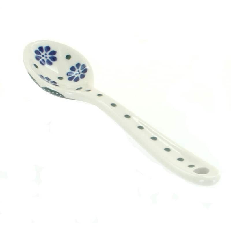 Blue Rose Polish Pottery 592 Ceramika Artystyczna Sugar Spoon