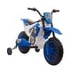 preview thumbnail 1 of 7, Motorcycle Dirt Bike Electric Battery-Powered Ride-On Toy Off-road Street Bike with Charging Battery, Training Wheels Blue Blue - Assembly Required - Kids