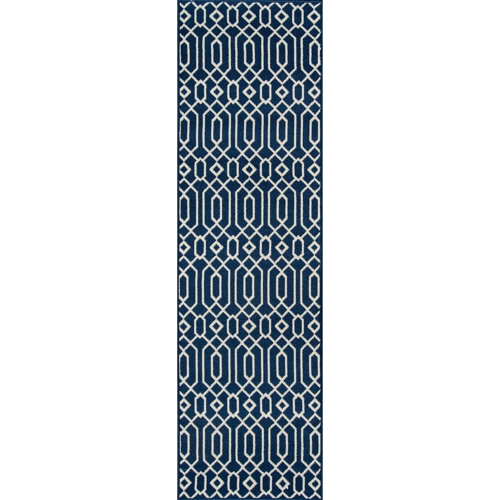 Momeni Baja Links Geometric Trellis Outdoor Area Rug.