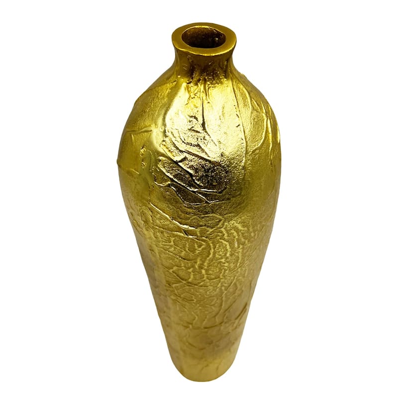20 Inch Tall Decorative Handmade Aluminum Modern Flower Vase