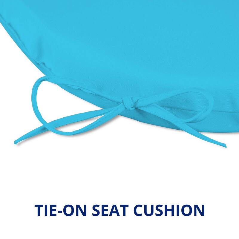 Set of 4 Solid Soft Outdoor Patio Deep Seat Cushion