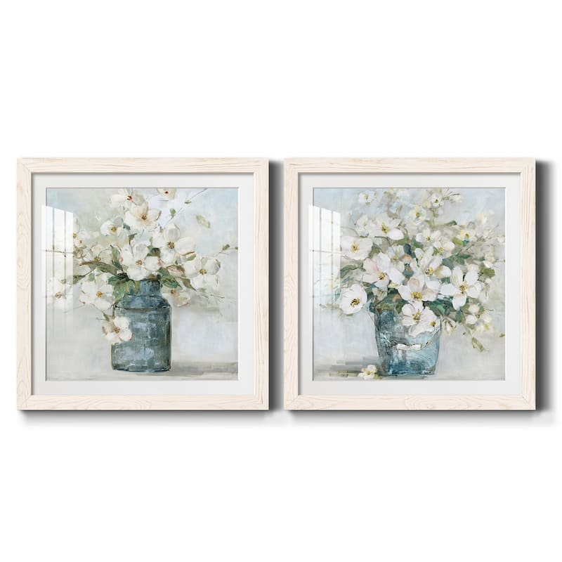Cottage Charmer I-Premium Framed Print - Ready to Hang - 17x17 - White