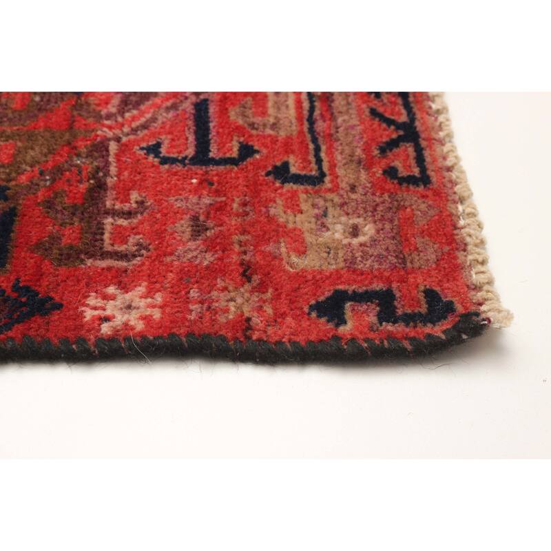 ECARPETGALLERY Hand-knotted Baluch Navy Wool Rug - 5'0 x 10'6