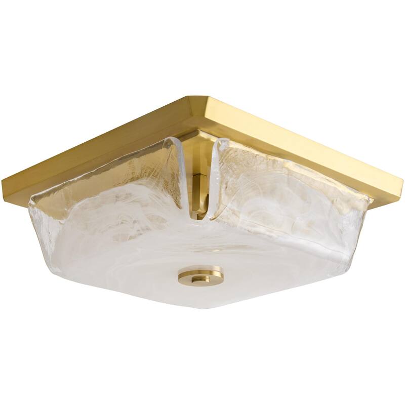 Livabliss Korlis Modern Wall Sconce - Brass/White