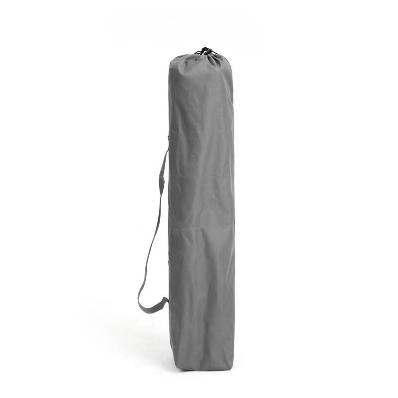 Anmytek Collapsible Padded Camping Chair with Cup Holder High Backrest and Mesh Panel Foldable Outdoor Chair