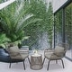 preview thumbnail 1 of 19, Outdoor 3 Pieces Wicker Bistro Chat Set for 2 Persons