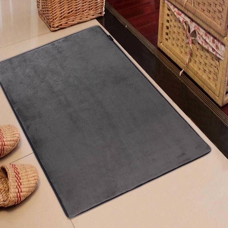 FABBRICA HOME Memory Foam Accent Rug in Solid 21x34