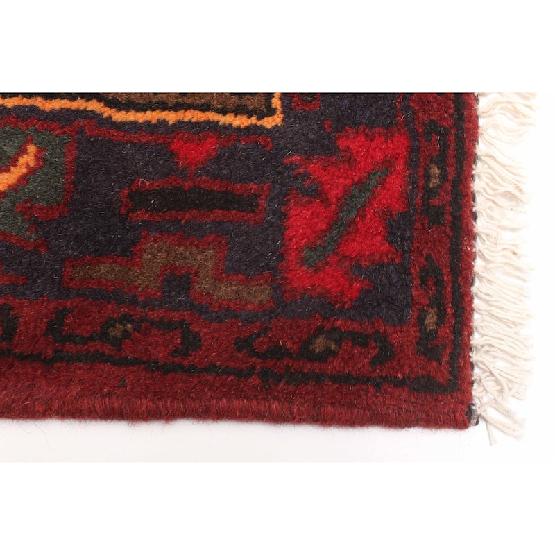 ECARPETGALLERY Hand-knotted Andelz Navy Wool Rug - 4'2 x 6'4