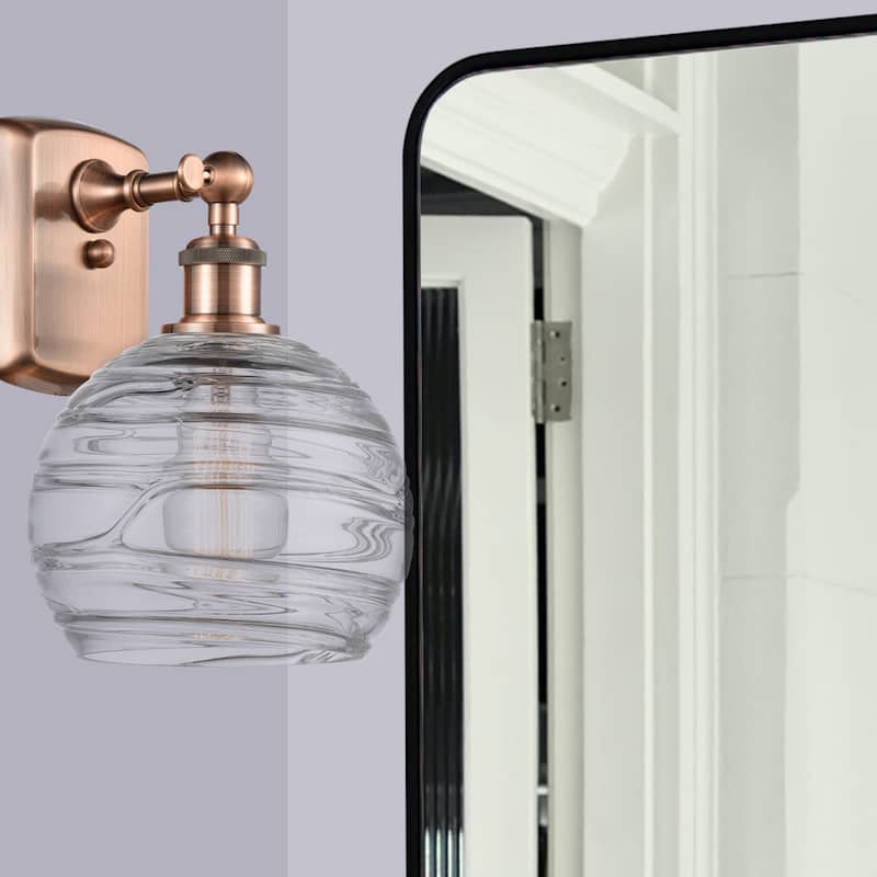 Innovations Lighting Athens Deco Swirl - 1 Light 8" Sconce
