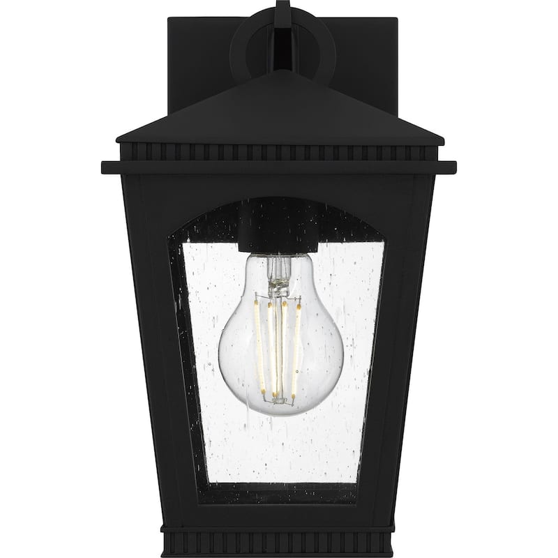 Earth Black Outdoor Wall Lantern from the Huck Collection