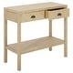 preview thumbnail 20 of 38, SAFAVIEH Asa 2-Drawer 1-Shelf Console Table - 31" W x 14" D x 30" H