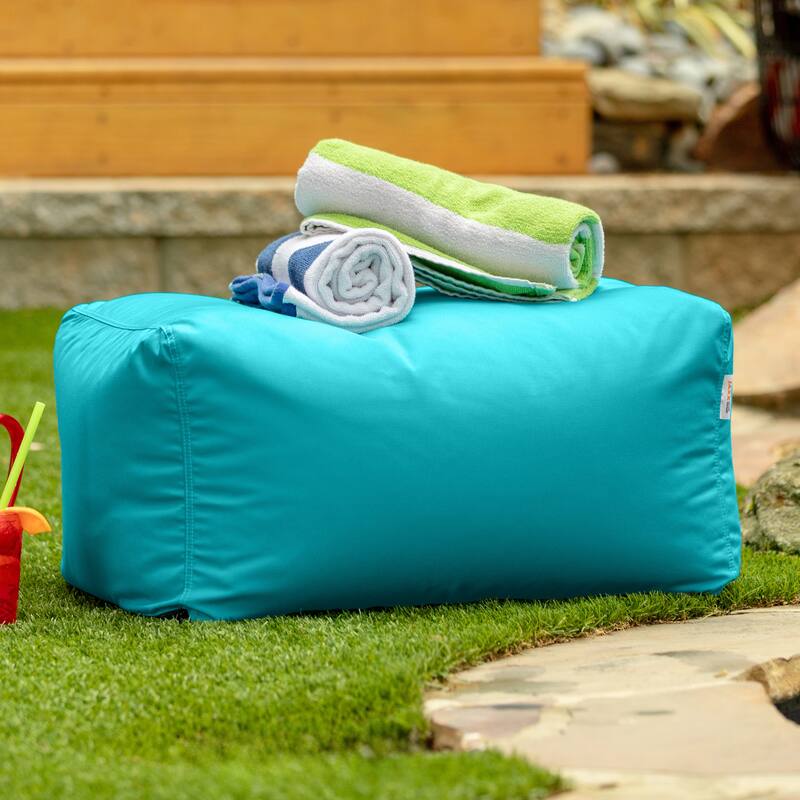 Leon Outdoor Patio Bean Bag Ottoman