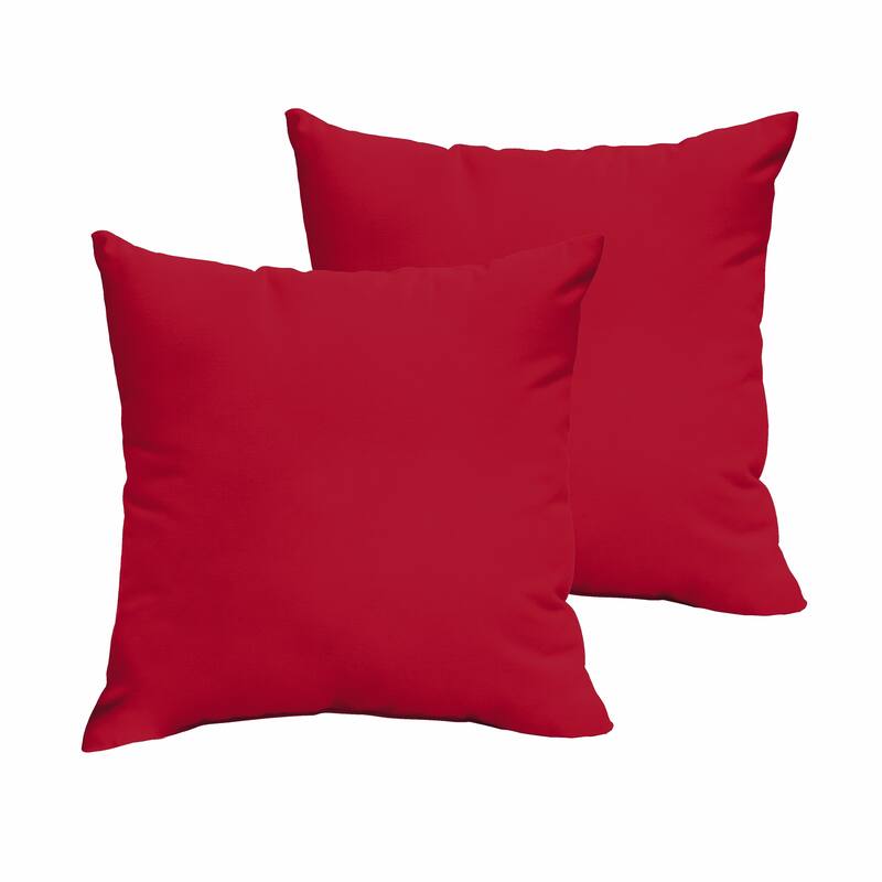 Sorra Home Outdoor Knife Edge Pillow Set of 2