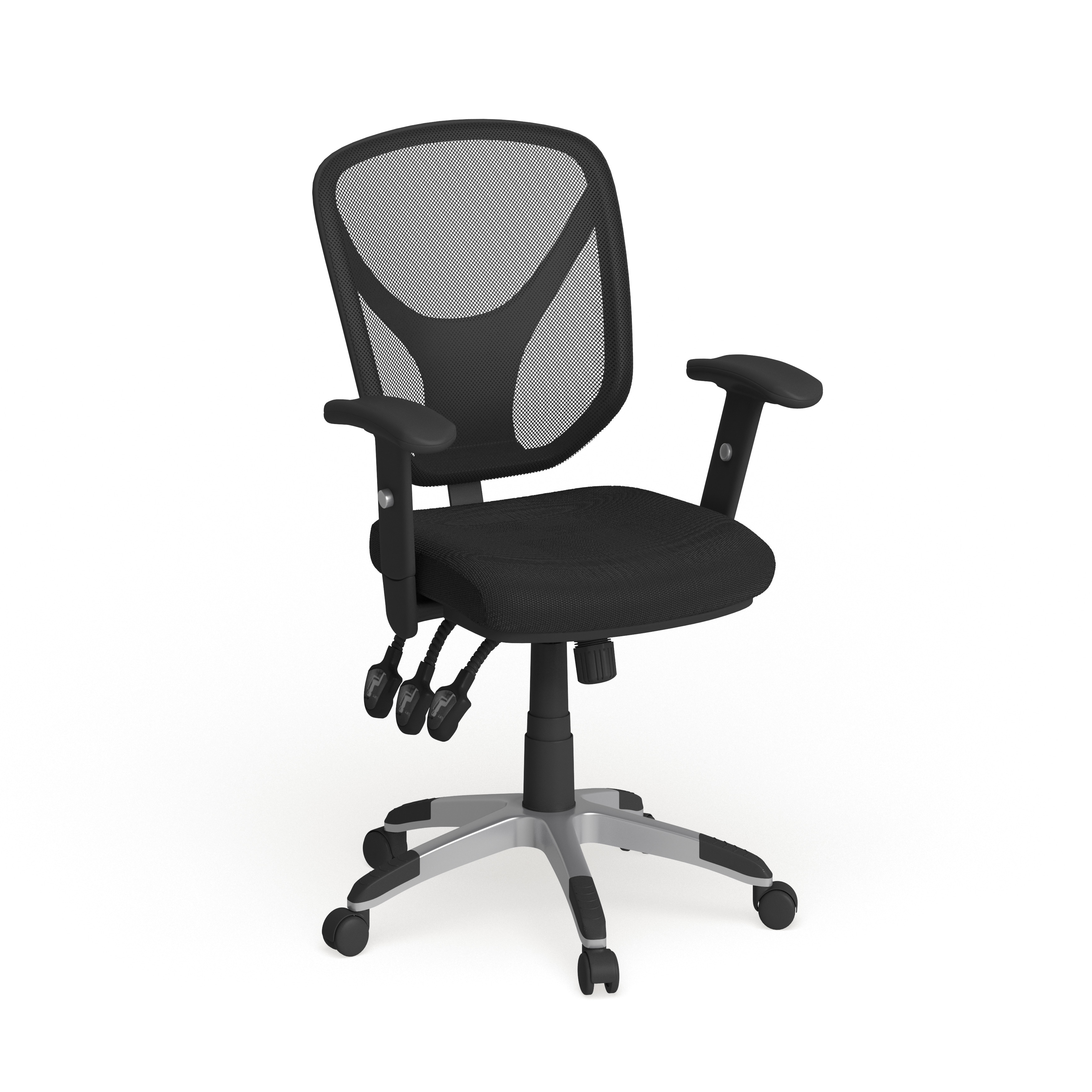 Mid Back Mesh Multifunction Swivel Task Office Chair with