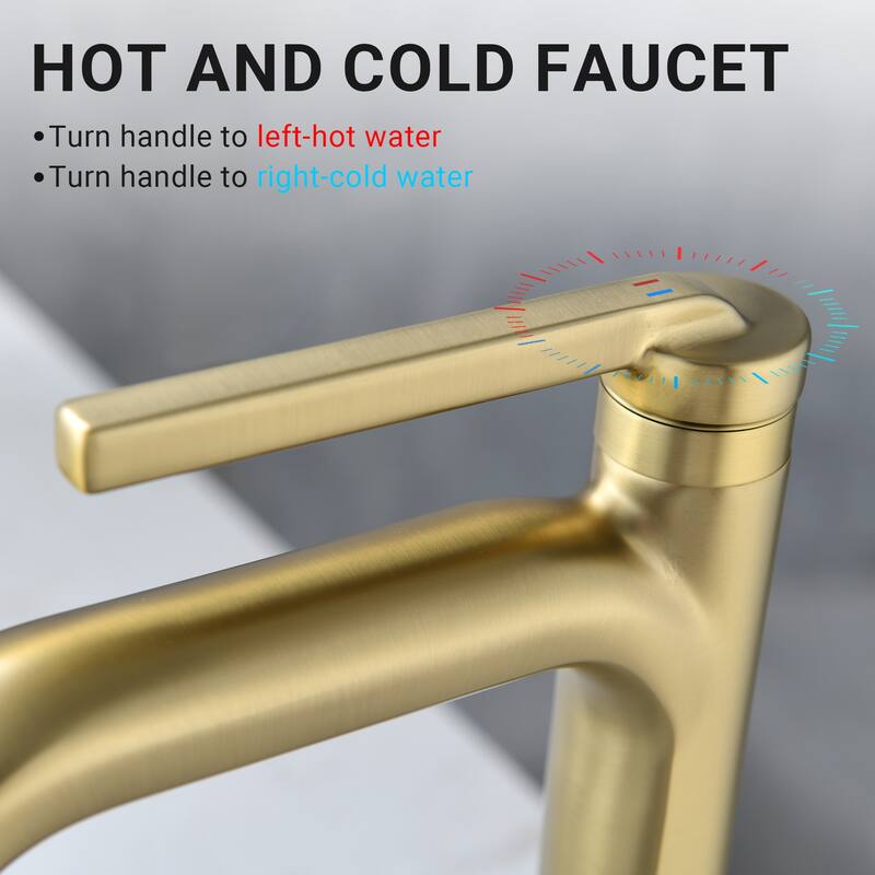 Handle Bathroom Faucet