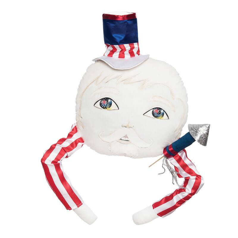 Sammy Baby Zombinaland 4th of July Patriotic Decorative Soft Figurine Pillow