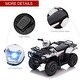 preview thumbnail 7 of 25, Aosom 12V Kids ATV Quad Car with Forward Backward Function, Kids with Wear-Resistant Wheels, Music, LED Headlights