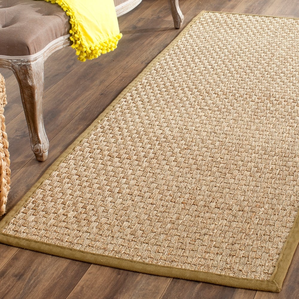 SAFAVIEH Natural Fiber Zymryd Basketweave Seagrass Rug