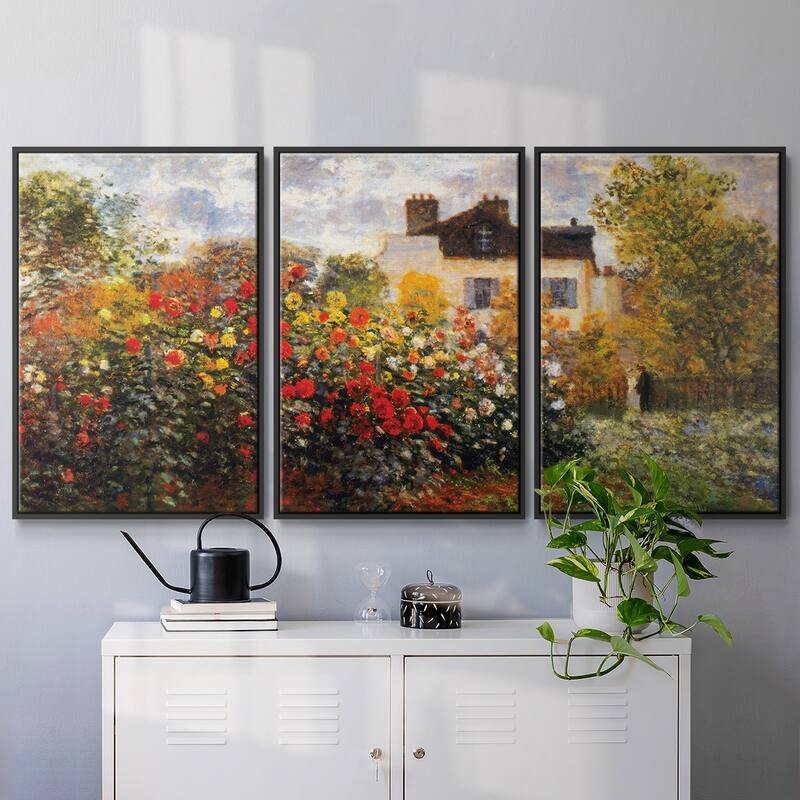 Argenteuil by Monet - Multi Piece Framed Canvas