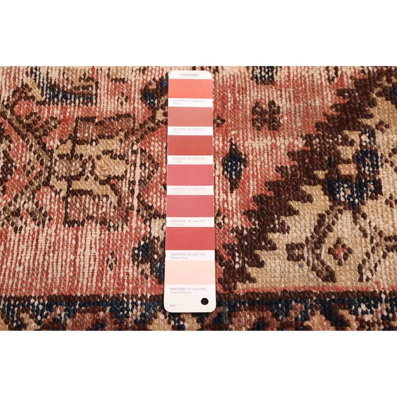 ECARPETGALLERY Hand-knotted Antalya Vintage Copper Wool Rug - 3'4 x 6'3