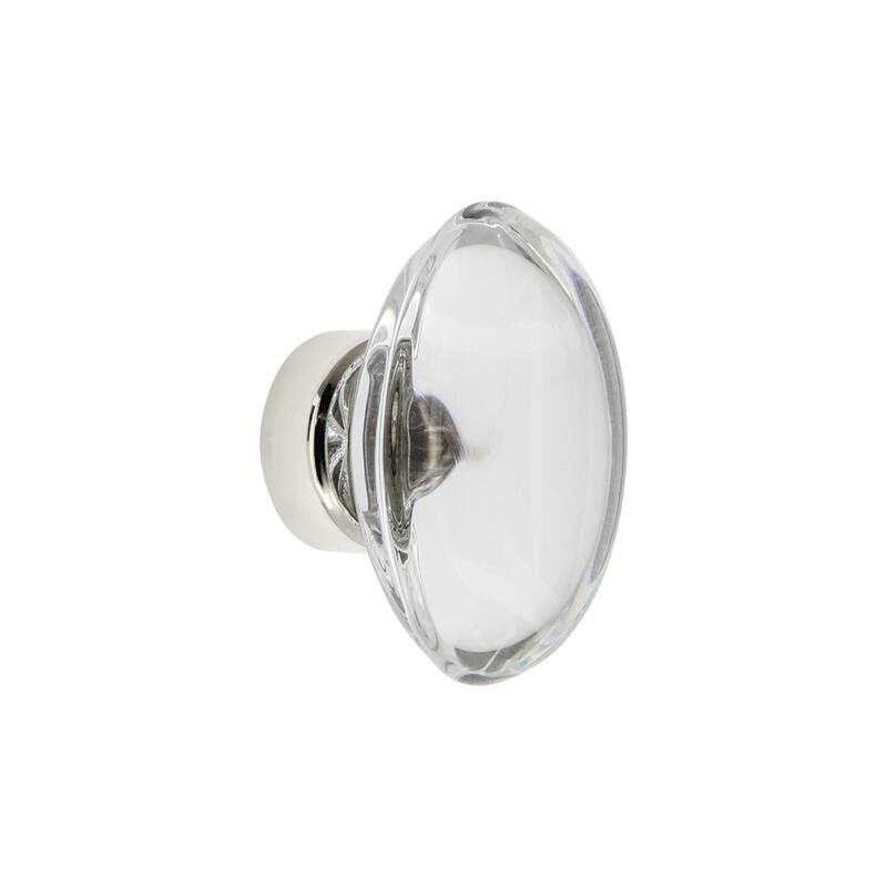 Grandeur PROV-CRYS-KNOB Provence 1-3/4" Elegant Solid Crystal Vintage - Polished Nickel