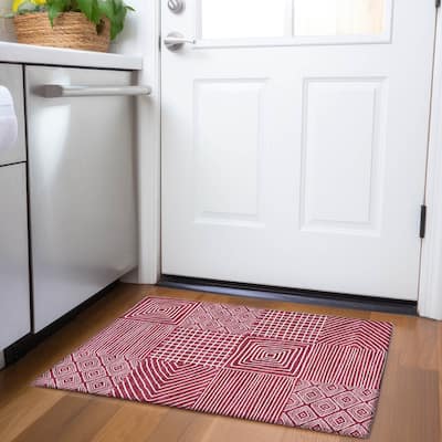 Premium Washable Super Soft Geo Motif Mayfield Rug