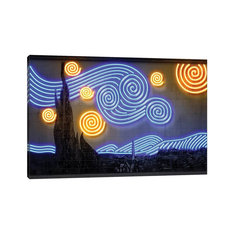 iCanvas "Starry Night" by Octavian Mielu Canvas Print