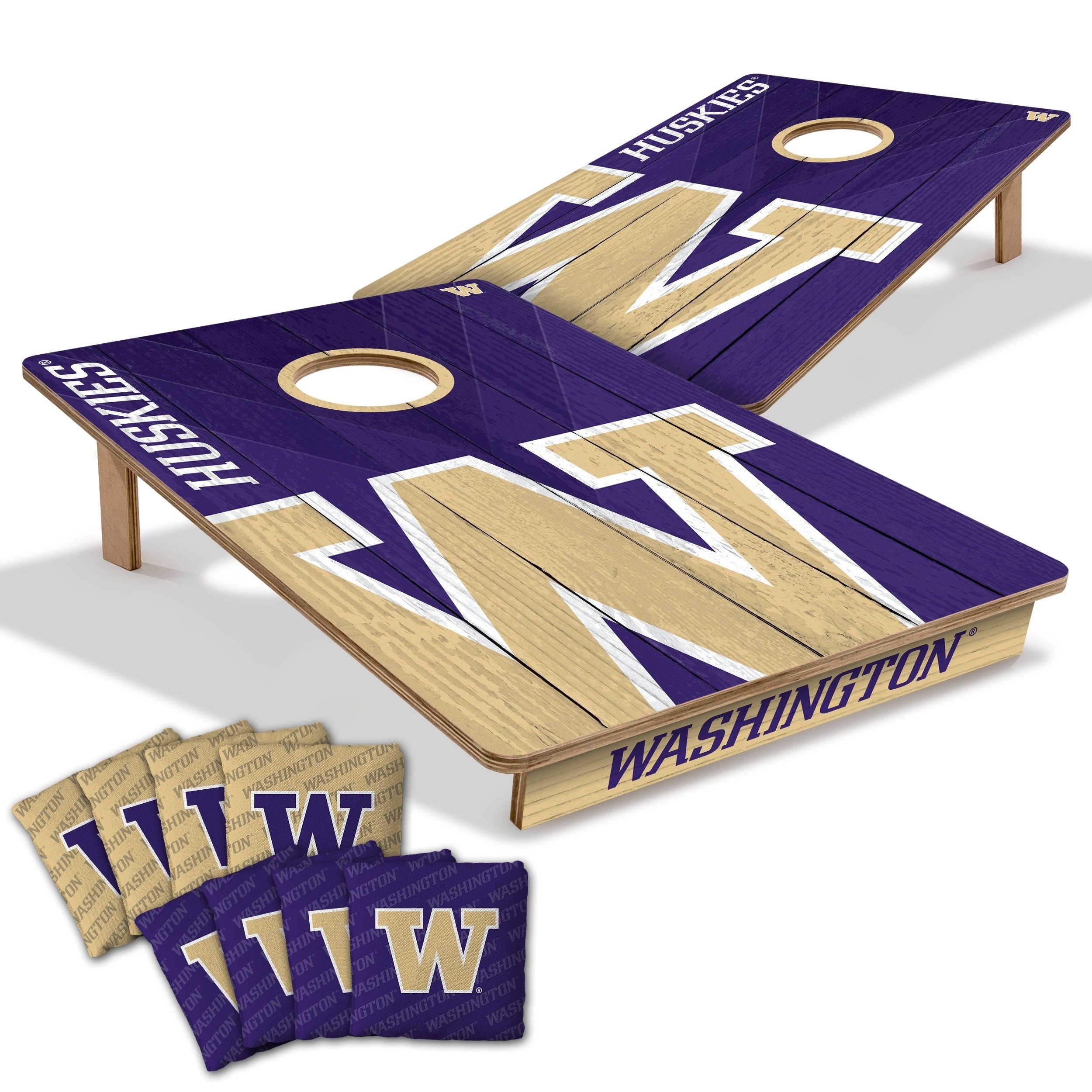 Washington Huskies NCAA Tailgate Cornhole Board Set