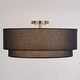 preview thumbnail 2 of 8, Vaxcel Lighting C0308 4 Light 21" Wide Flush Mount Drum Ceiling