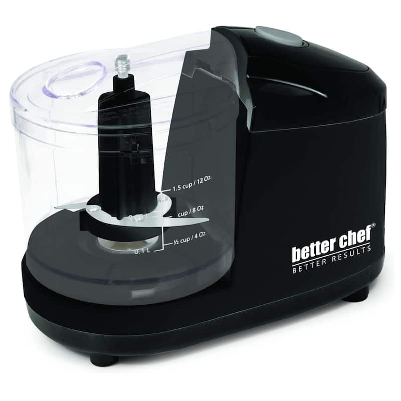 Better Chef 1.5-Cup Mini Chopper Food Processor - Black