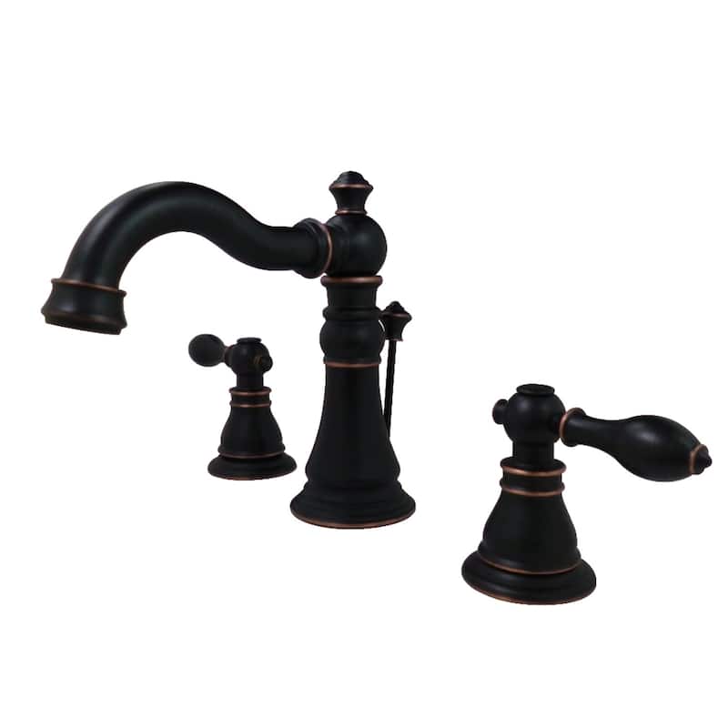 American Classic Widespread Bathroom Faucet - Matte Black