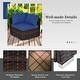 preview thumbnail 6 of 8, Costway 7 PCS Patio Furniture Set with 35" Propane Gas Fire Pit Table - See Details