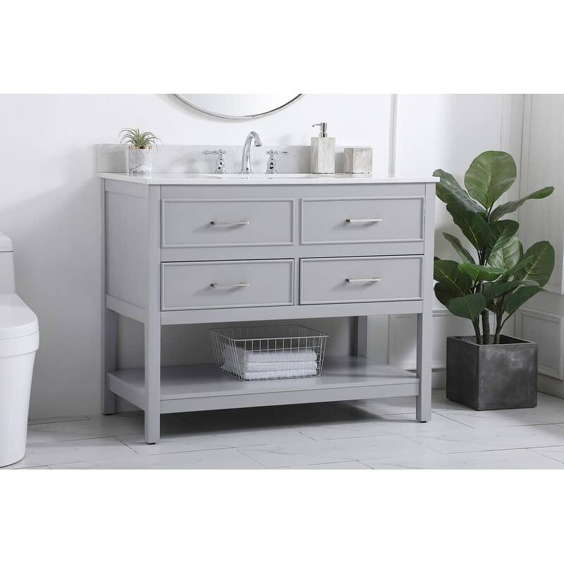 Elegant Lighting VF19042 Sinclaire 42" Free Standing Single Basin