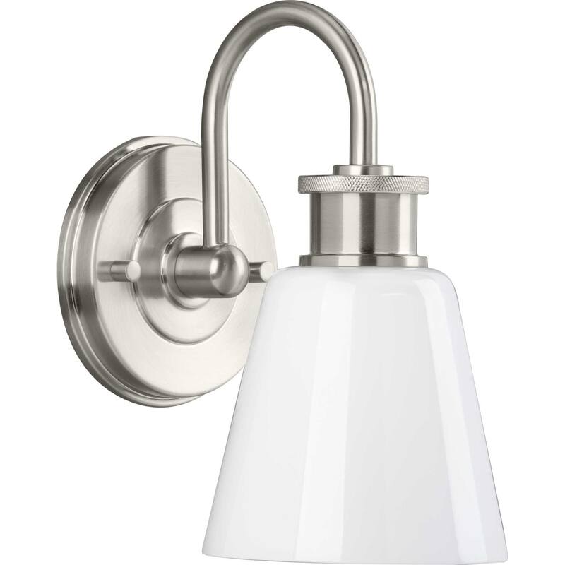 Progress Lighting Ashford 10" Tall Bathroom Sconce - Brushed Nickel