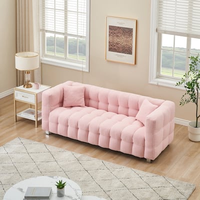 80" Checkersfield High Back (13.4") Upholstered Sofa (Improved, New)