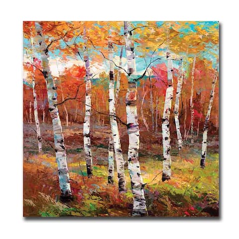 Autumn Dance 2 by Dean Bradshaw Gallery Wrapped Canvas Giclee Art (30 in x 30 in)
