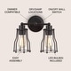 preview thumbnail 86 of 98, JONATHAN Y Evelyn Metal Vanity Light