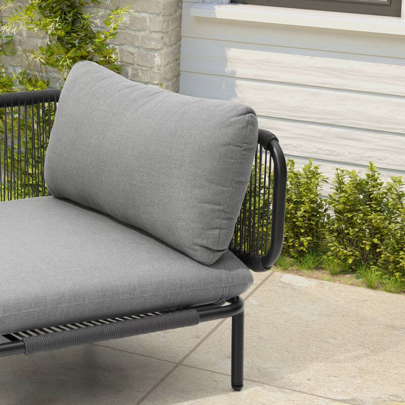 Pellebant Outdoor Sectional Sofa Patio Conversation Seating Set