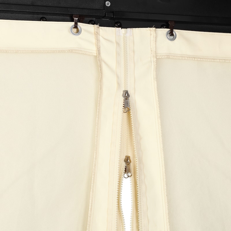 Outdoor Steel Gazebo Galvanized Steel Roof Aluminum Post Hardtop Gazebo