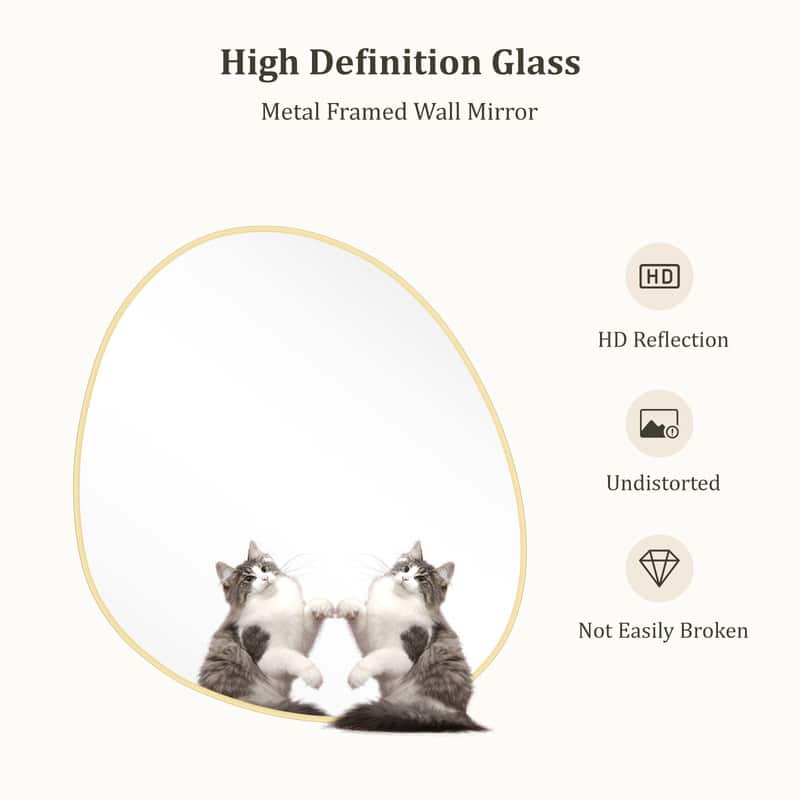 Aluminum Alloy Asymmetrical Wall Mirrors