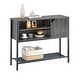 preview thumbnail 7 of 20, Kitchen Sideboard Buffet Cabinet with Adjustable Shelves Console Table