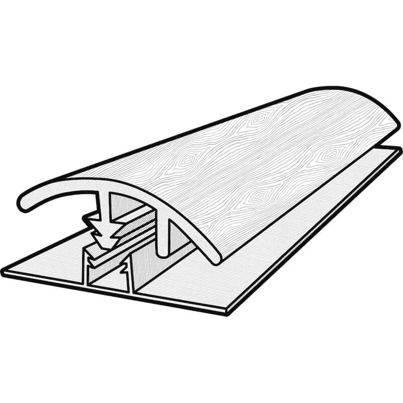 COREtec 06V28-VV458 COREtec Premium 94" x 1" Vinyl Floating or Glue - Penmore Walnut