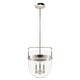 preview thumbnail 2 of 10, Hunter Karloff Clear Glass Bell-Shaped Pendant - Kitchen Island, Dining Room, Entry - Modern Farmhouse, Rustic, Industrial